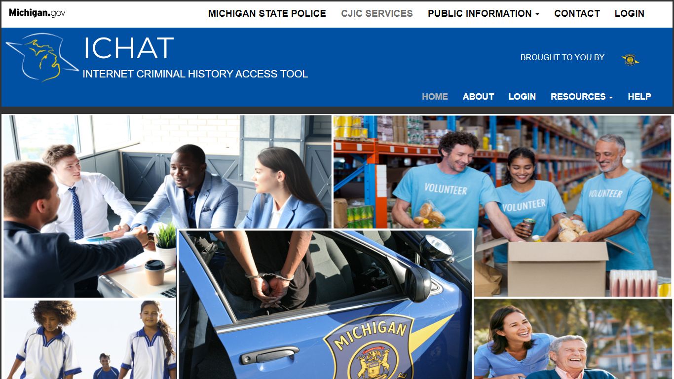 Home Page - ICHAT Menu
